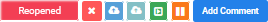 WO Status Reopened with Available buttons